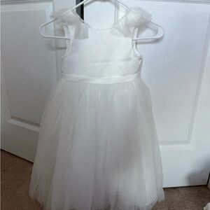 Azazie Ivory Tulle Dress